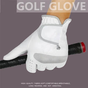 Nouveauté gants de golf pour hommes 100% Cabretta en cuir véritable confortable de haute qualité en cuir Durable matériel sport en peau de mouton - Product Image 4