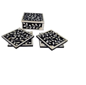 Black Combo แฮนด์เมด Coasters ที่มีการออกแบบที่หลากหลายและการออกแบบที่กำหนดเองหลายสี - Product Image 1