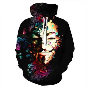 LOGO PERSONNALISE DESIGN PERSONNALISÉ PULLOVER HOODIE POUR HOMME POLAIRE DE COTON POLYESTER AVEC POCHE KANGOUROU ET CAPUCHE À CAPUCHE À CORDON - Product Image 3