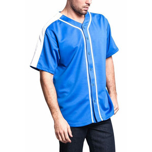 Fabricant d'usine 2025 nouveau maillot de Baseball Design personnalisé maillot de Baseball américain bleu uni uniformes pour hommes - Product Image 4