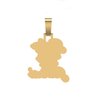 Pendentif exclusif en diamant cultivé en laboratoire breloque argent E couleur ronde taille brillante VVS2 certifié bijoux de haute qualité bijoux Hip Hop - Product Image 4