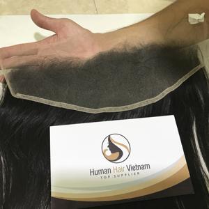 Ligne de cheveux naturelle, cuticule vierge brute alignée, cheveux humains péruviens, noirs, lisses, transparents, Swiss HD, Lace Frontal, 13x4, 13x6 - Product Image 3