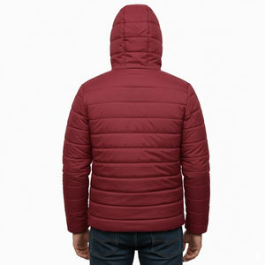 Veste d'hiver matelassée vintage confortable coupe-vent respirante pour homme Impression de logo personnalisée professionnelle personnalisée - Product Image 2