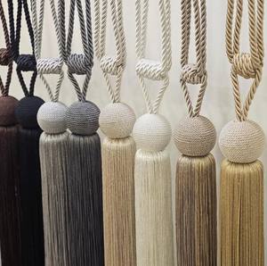 <b>Curtain</b> Tiebacks with <b>Tassels</b> - Product Image 1