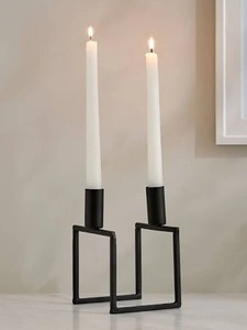 Candelero decorativo geométrico de Metal moderno para interiores de casas para Navidad Día de San Valentín Decoración de Pascua - Product Image 3