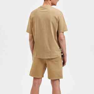 Ensemble de shorts décontractés pour hommes, taille plus, t-shirt à manches courtes, ensemble de survêtement respirant à séchage rapide en 2 pièces, ensemble en coton respirant - Product Image 2
