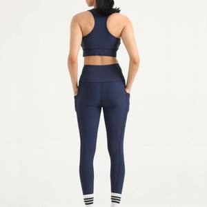 Vêtements de yoga de haute qualité pour femmes costume nouveau Design Gym Fitness ensembles tissu respirant meilleure vente bas prix grande taille Options - Product Image 2