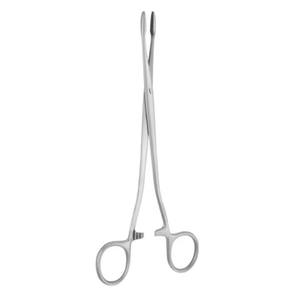 Pinzas Quirúrgicas Rectas Duplay de 26 cm, Juego de Instrumentos de Accionamiento Manual, Función de Sujeción de Esponjas, Acero Inoxidable 410, Plateado+Dorado - Product Image 5