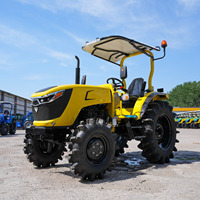 Tracteur à roues motrices de 50 CV pour toutes les exploitations agricoles, jaune, personnalisé