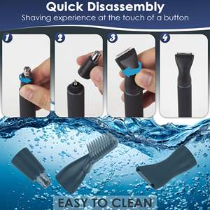 Recortadora de Pelo Eléctrica 3 en 1 Portátil y Recargable, Depiladora Versátil e Indolora para Nariz, Orejas y Bigote, para Hombres y Mujeres - Product Image 6