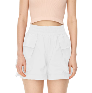 Shorts de sport pour femmes avec grandes poches, respirants, écologiques, amples, taille haute, effet push-up, décontractés, shorts cargo de yoga - Product Image 6