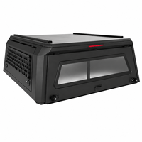 Coque de camping-car en aluminium pour Ford F250 avec porte-bagages de toit et fenêtres coulissantes