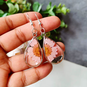 Trendy <b>Handmade</b> Resin <b>Necklace</b> and Drop Earrings Set for Women, Wholesale Fashion Daily Jewelry, Resin Earrings Mold - Product Image 1