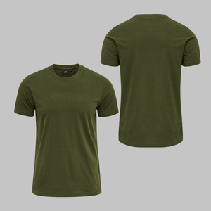 Camisetas Personalizadas con Color y Logotipo, 100% Algodón, Transpirables, Casuales, Tallas Grandes para Hombre, de Alta Calidad - Product Image 2