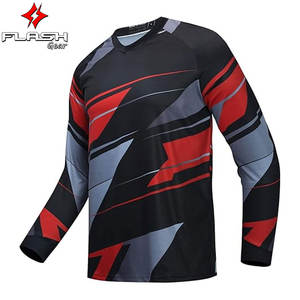 Offre Spéciale imprimante à sublimation à manches longues personnalisée maillots de couleur vive BMX moto sport conceptions personnalisées dynamiques durables - Product Image 1