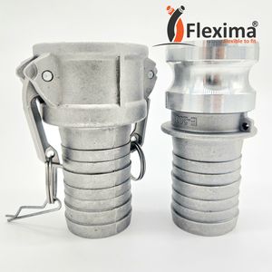 Acoplamientos Camlock de aluminio tipo E de alta calidad, accesorios de tubería al mejor precio, producto de accesorios de tubería de acoplamiento Camlock de varias etapas - Product Image 3