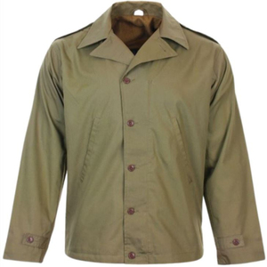 Chaqueta Estilo Segunda Guerra Mundial para Hombre, Camisa de Uniforme de Algodón Color Caqui, Reenactación de la Segunda Guerra Mundial, Uniforme de Campo Color Verde Oliva Estadounidense, Chaquetas Americanas M41 - Product Image 4