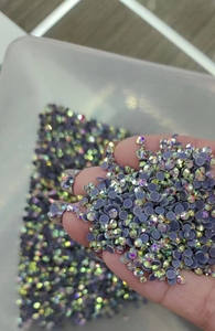 Đá trang trí DMC Hot Fix, đá pha lê, đá giả kim cương, mặt phẳng, tự làm, size ss6 ss10 ss16 ss20 ss30, tất cả đều có sẵn trong kho - Product Image 2