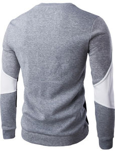 Sweat-shirt à manches longues pour homme fabriqué au Pakistan, tricoté, doublé, anti-froissement, 100% coton, logo et tailles personnalisés - Product Image 2