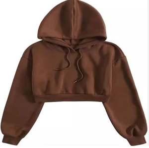 Sudadera con capucha corta impresa Mujeres Diseño gráfico OEM Directo de fábrica Proveedor de impresión personalizada - Product Image 1