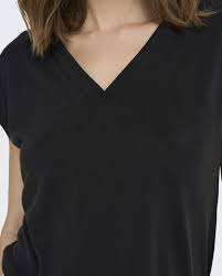 Basic <b>v</b> NeckTee for Summer Wear With Affordable Price Casual Women's Cotton <b>T</b>-<b>Shirt</b> Short Sleeve Supply From Bangladesh - Product Image 4