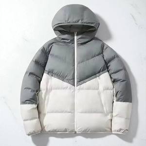 Veste matelassée à capuche de haute qualité, nouvelle arrivée, couleur et logo personnalisés, veste d'hiver imperméable pour hommes - Product Image 1