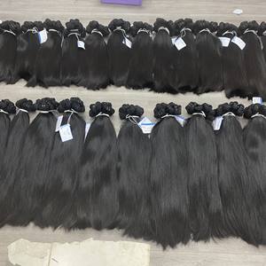 2025 Meilleure Vente Mèches de Cheveux Bruts Double Trame 100% Alignées Raw Lisses Sans Enchevêtrement Ni Chute - Product Image 2