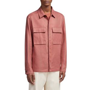 <b>Corduroy</b> Long Sleeve <b>Shirt</b> <b>for</b> <b>Men</b> Minimalist Style Solid Color Tops Male Loose Casual Oversized <b>Shirt</b> Jacket - Product Image 2