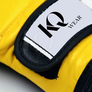 Guantes de MMA de Cuero Estilo Competición para Luchadores Profesionales, Diseño Ligero, Protección Contra Impactos, Ajuste Seguro, Muñequera Ajustable - Product Image 6