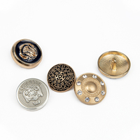 Boutons en métal OEM 2024 en gros sur mesure Matériau de qualité supérieure avec des couleurs et une taille personnalisées Nouveaux boutons en métal élégants