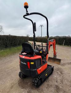 2022 Kubota เครื่องขุดดินขนาดเล็ก1ตัน4ถังใช้เพียง80ชั่วโมงในสภาพ Huade กระบอกไฮดรอลิก - Product Image 3