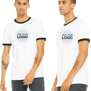 Next Level Apparel T-shirt unisexe en poly/coton avec logo personnalisé T-shirts à manches courtes avec sonnerie - Product Image 6