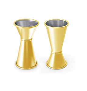 Verre de jigger en acier inoxydable avec poignée pour verre couleur argent meilleur prix emballage personnalisé et expédition rapide - Product Image 4