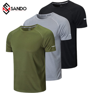 Wholesale Best Price Breathable Quick-Dry Stretchable Men's Gym T-<b>Shirt</b> <b>Moisture</b> <b>Wicking</b> Activewear Tank Tops for Fitness - Product Image 4