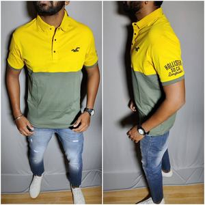 Custom Logo 240Grams Men's <b>Blank</b> Golf Silk Cotton Plain Short Sleeve Casual Polo Shirts - Product Image 6