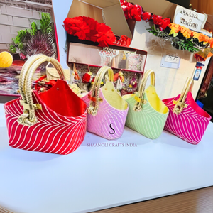 กระเป๋าตะกร้าดีไซน์เนอร์มาใหม่สำหรับผู้หญิงกระเป๋าตะกร้าปักลายซับในสวยงามสำหรับงานแต่งงานและให้เป็นของขวัญ - Product Image 3