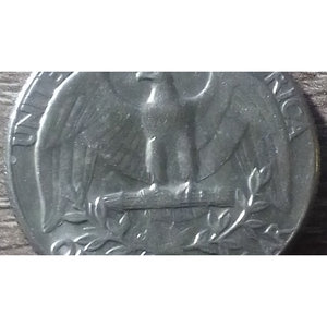 1974 piccolo quarto di P con artiglio dell'aquila sinistra metà senza bordo sui raccoglitori di valuta della categoria di prodotto inversa - Product Image 1