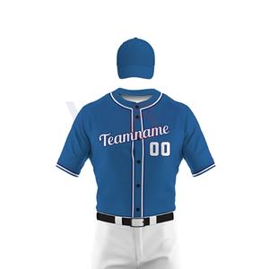 ชุดเบสบอลระบายอากาศได้ดีชุดเสื้อเจอร์ซีย์และกางเกงเล่นกีฬา - Product Image 5