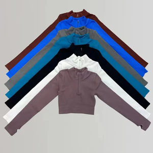 Conjunto de Yoga sin costuras, traje de cintura alta de dos piezas, traje deportivo para Fitness, ropa deportiva para mujer, conjunto de ropa de entrenamiento para mujer activa - Product Image 5