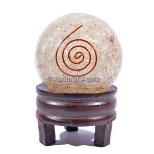 Esferas de piedra lunar arcoíris, símbolos de reiki, bolas de piedras preciosas, artesanías de piedra semipreciosa, meditación hecha a mano, decoración de mesa de oficina en casa - Product Image 6