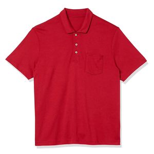 Buen proveedor MOQ bajo personalizado de manga corta para hombre Casual para camisa transpirable al aire libre patrón sólido tejido de punto - Product Image 2