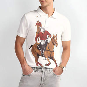 Suministro directo de fábrica de alta calidad parches bordados hombres Polo camiseta precio al por mayor venta en línea impreso Polo camiseta - Product Image 1