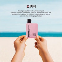 Huile chatoyante naturelle légère à la pastèque Huile de bronzage foncé Sun Tanner Body avec UVA/UVB SPF6