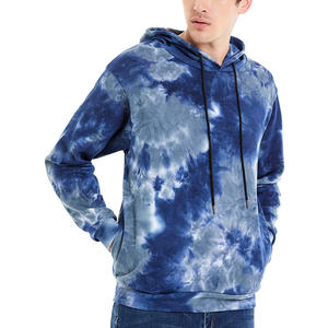 Sudadera con Capucha Tie Dye de Algodón 100% para Hombre, Estilo Formal, Impermeable, Talla Grande, con Logotipo Personalizado, Nueva Colección 2026 - Product Image 3