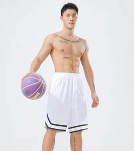 Shorts de basketball sur mesure 2025 – Respirants, antibactériens, anti-humidité, 100 % polyester mesh, grandes tailles pour sports d'été - Product Image 4