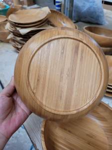 BEST SELLER Bamboo Wooden Bowl Handmade Sustainable Eco-Friendly Natural Round Bowl Vietnam - Product Image 6