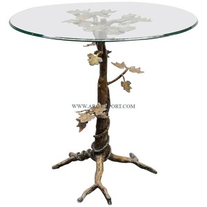 Table d'appoint en aluminium plaqué or Table d'appoint pour la maison et le bureau Table buvable à usage commercial pour la vente en gros de meubles de salon - Product Image 2