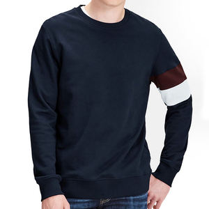 Ropa de calle de calidad premium para hombre, sudadera gruesa de talla grande 100% de algodón orgánico, sudadera suave en blanco de talla grande para hombre - Product Image 2