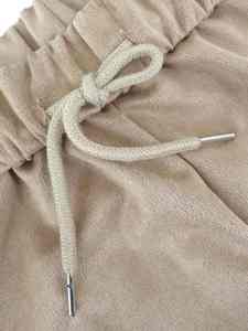 ชุดเสื้อกางเกงผ้าฟลีซ2ชิ้นไซส์พิเศษสำหรับผู้หญิงมีซิปแบบสวมศีรษะและกางเกงขากางเกงทรงตรงมีซิปแบบเรียบ - Product Image 4