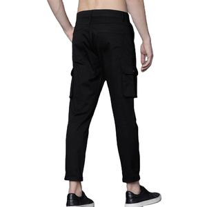 Pantalon cargo personnalisé en gros nouveauté pantalon cargo pour adultes de marque privée avec conception à plusieurs poches pour une tenue décontractée - Product Image 4